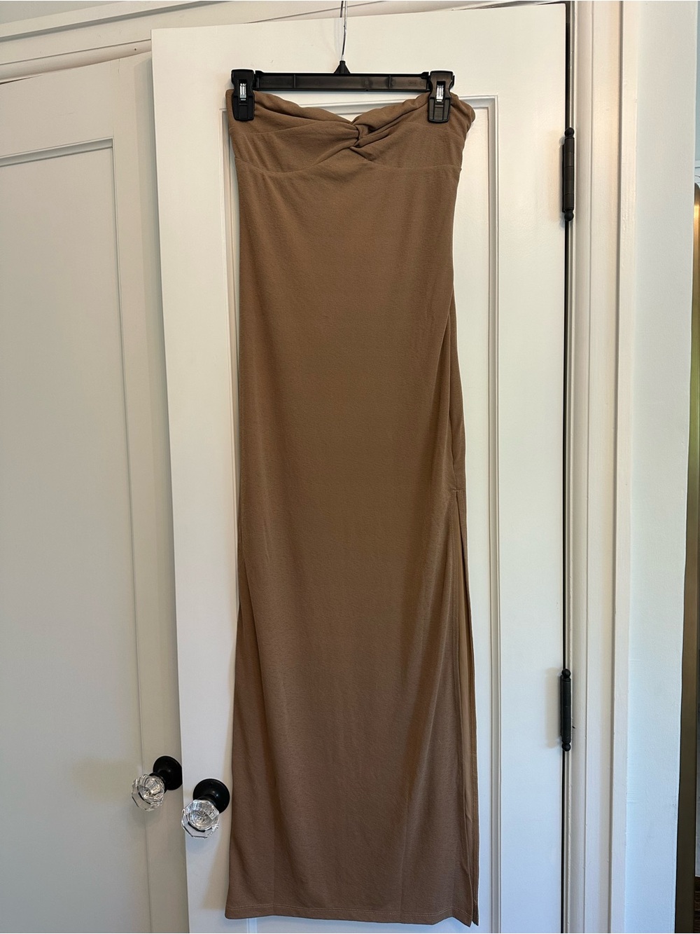 Princess Polly Brown Henriette Strapless Midi Dress